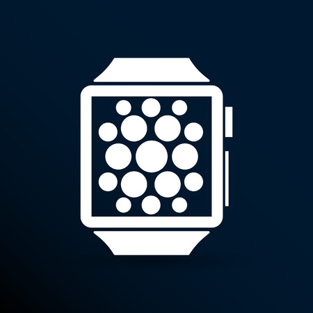 Watch Phone icon vector tablet flat multimedia.のイラスト素材