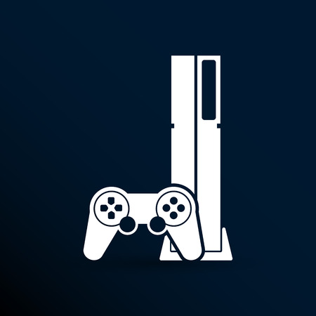 Game controller icon video gaming game electronics.のイラスト素材