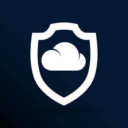 protection of cloud storage icon internet communication.のイラスト素材