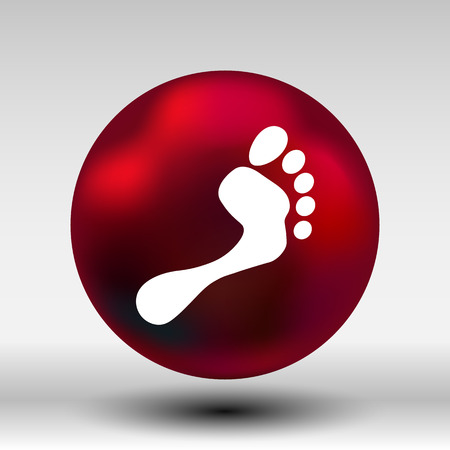 foot iconのイラスト素材