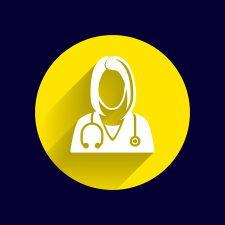 icon doctor closeup medical graphic design vector illustration.のイラスト素材