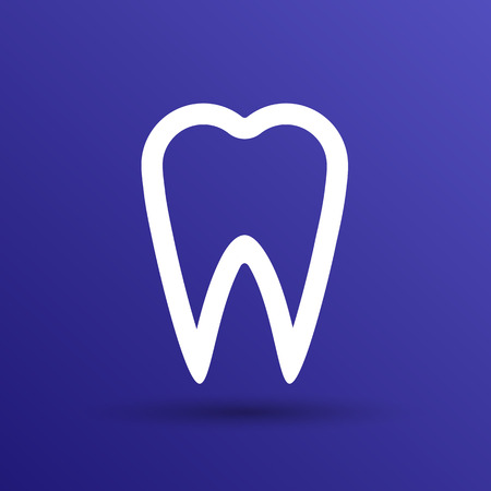 icon toothache vector sign line clinic symbol whitening .のイラスト素材