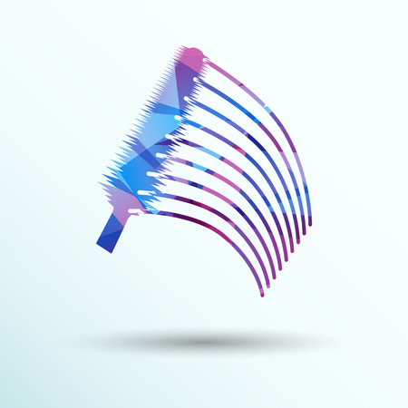 collection of a mascara  shapes each one is shot separately.のイラスト素材