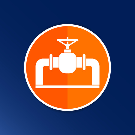 pipeline icon vector button logo symbol concept.のイラスト素材