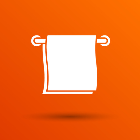 towel icon vector button  symbol concept.のイラスト素材