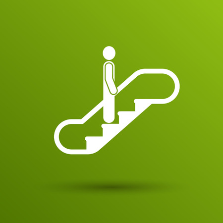 escalator icon vector button  symbol concept.のイラスト素材