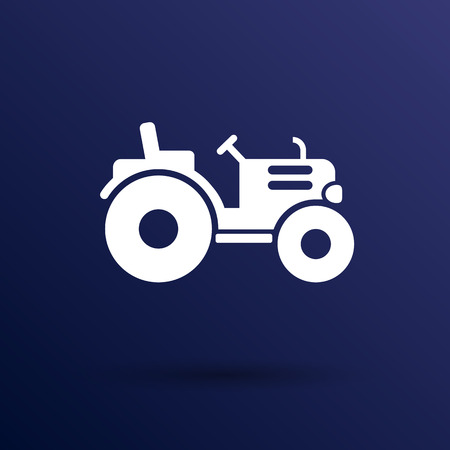 Tractor icon vector button  symbol concept.のイラスト素材