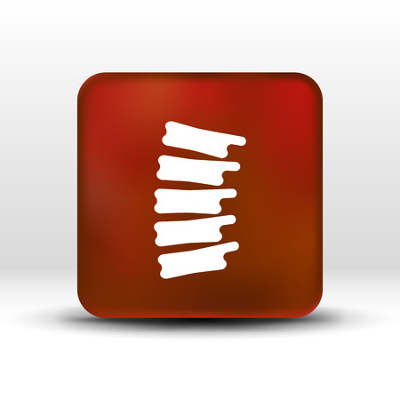 Spine diagnostics symbol design spine icon vector.のイラスト素材