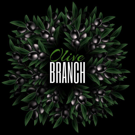 Set of greeting card templates wedding cards with tree branches with fresh green leaves on a white background. Vector decorative invitation design.のイラスト素材