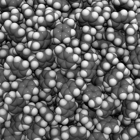 Chemical composition of liquid toluene  - detailの写真素材
