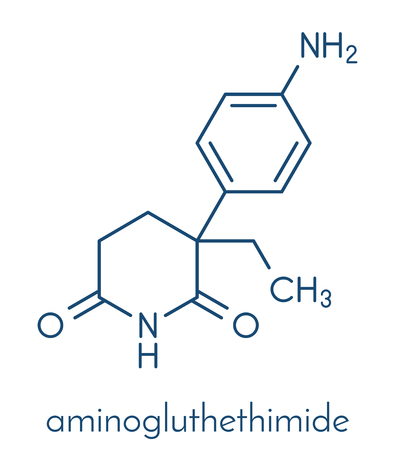 Vector of Aminoglutethimide anti-steroid - ID:89059424 - Royalty Free ...