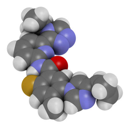 linzagolix, GnRH, gonadotropin, releasing, hormone, antagonist, GnRH, uterine, fibroid, fibroids, endometriosis, adenomyosis, disease, drug, therapy, medicine, medicinal, pharmacology, pharmacy, pharmaceutical, pharma, treatment, molecule, atoms, chemical, chemistry, composition, atomic, model, molecular, 3D rendering, 3D illustrationの写真素材