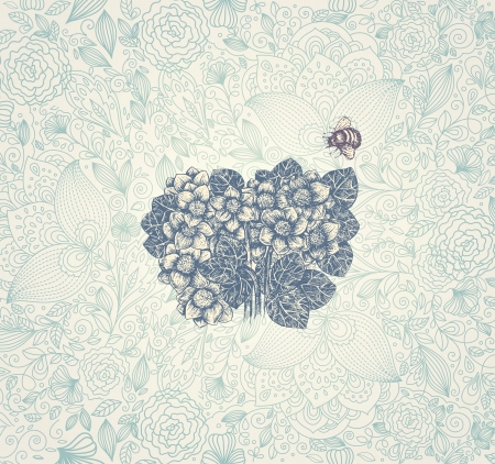 Floral backgroundのイラスト素材