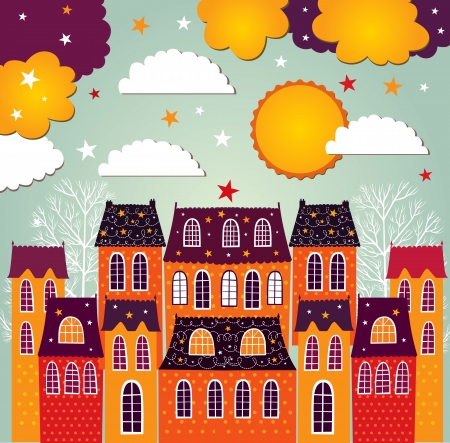 Townのイラスト素材