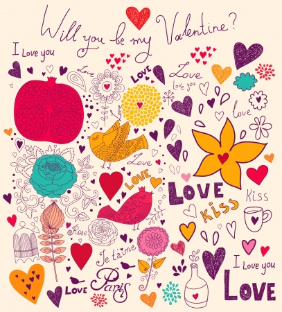 Vector art Valentine Greeting cardのイラスト素材