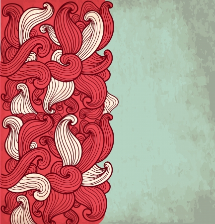 vintage floral backgroundのイラスト素材