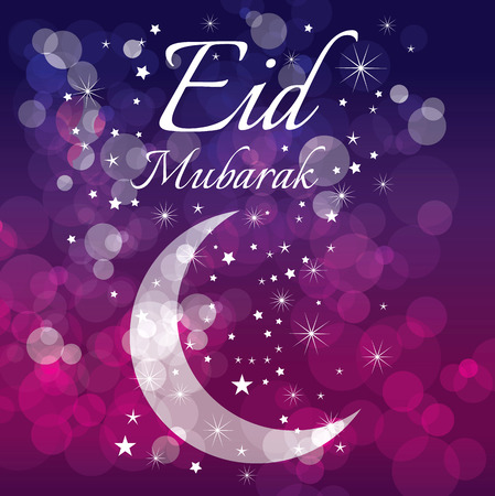 Eid Mubarak beautiful greeting cardのイラスト素材