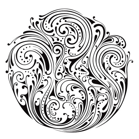 Vector ornamental circleのイラスト素材