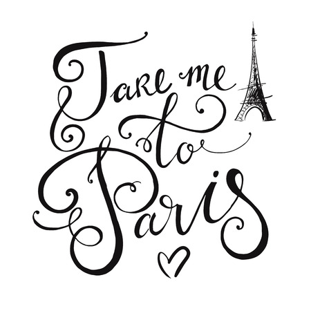 Vector illustration with hand letteringのイラスト素材