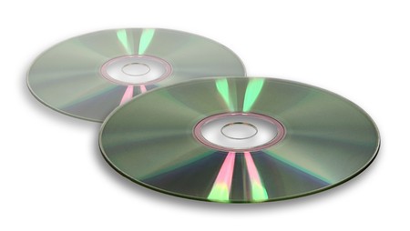 Two CD isolated on White