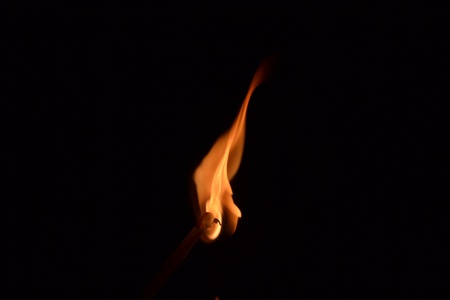 Light a matchの写真素材