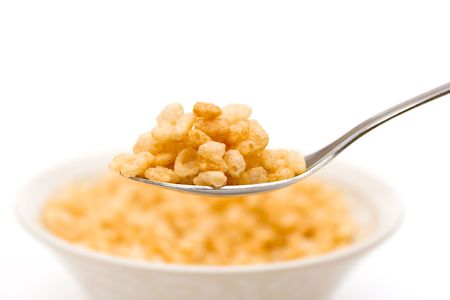 Bowl of breakfast cereal の写真素材