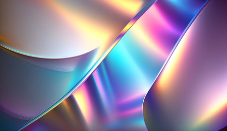 Beautiful Abstract Holographic Gradient Glassy Backgroundの素材
