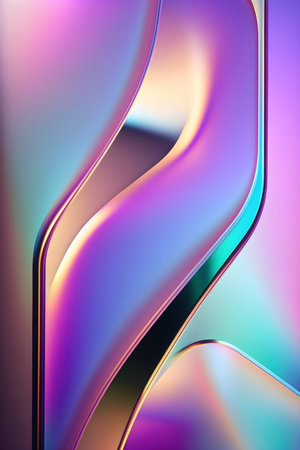 Beautiful Abstract Holographic Gradient Glassy Backgroundの素材
