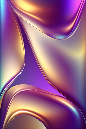 Beautiful Abstract Holographic Gradient Glassy Backgroundの素材