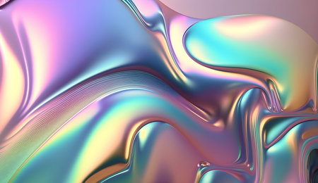 Beautiful Abstract Holographic Gradient Glassy Backgroundの素材