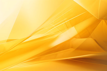 3D Render of yellow Abstract Ethereal Glass Shards Backgroundの写真素材