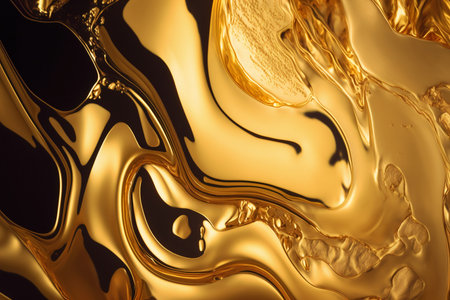 Luxury Gold Texture Wallpaper Background, AI Generativeの素材