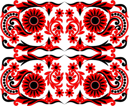 Hungarian folk artのイラスト素材