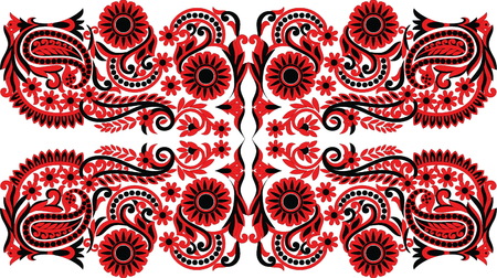 Hungarian folk artのイラスト素材