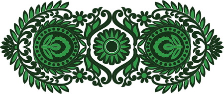 Hungarian folk artのイラスト素材