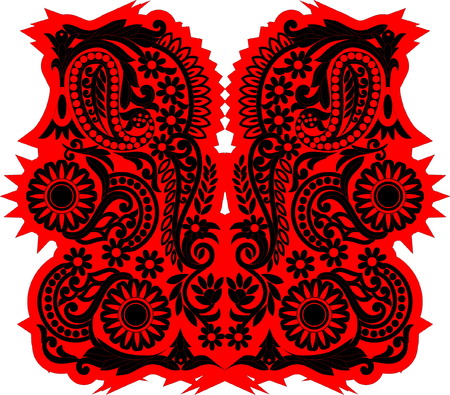 Hungarian folk artのイラスト素材