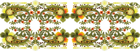 Hungarian folk artのイラスト素材