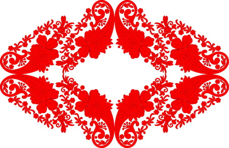 Hungarian folk artのイラスト素材