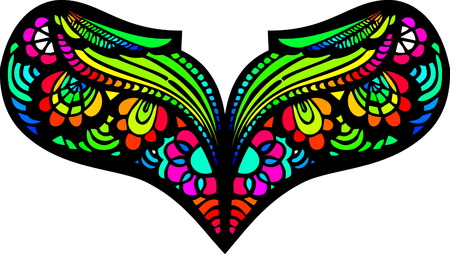 Beautiful folk artのイラスト素材