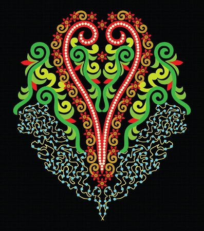 Beautiful folk art