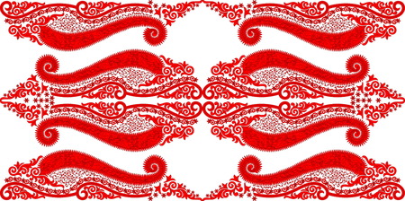 Beautiful folk artのイラスト素材