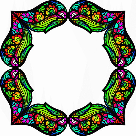 Beautiful folk artのイラスト素材