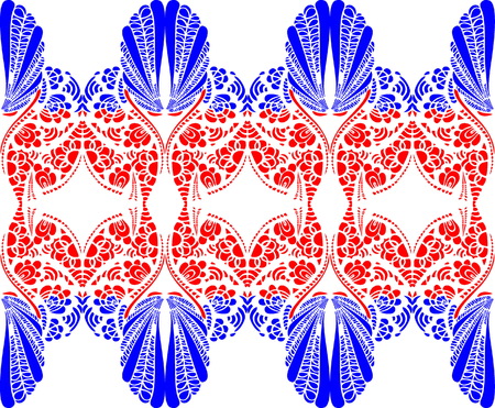 Beautiful folk artのイラスト素材