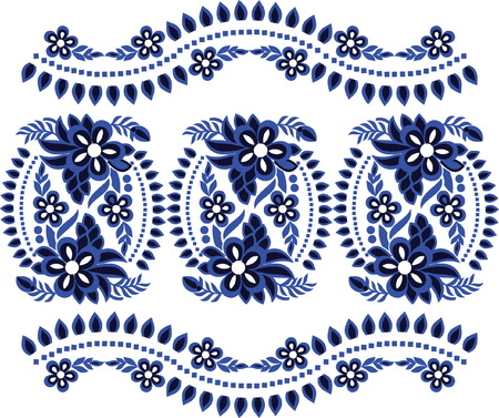 Beautiful folk artのイラスト素材