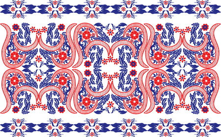 Beautiful folk art.のイラスト素材