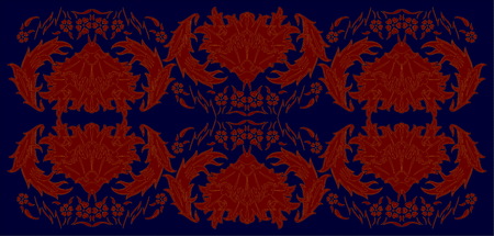 Beautiful folk artのイラスト素材