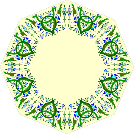 Beautiful folk artのイラスト素材