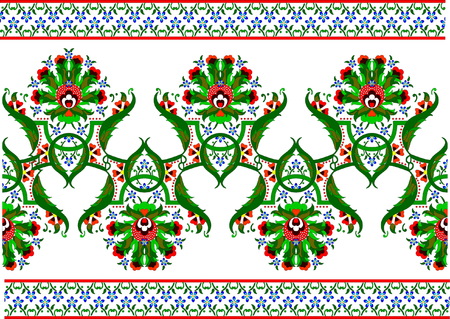 Beautiful folk artのイラスト素材