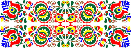 beautiful folk art ,floral decoration
