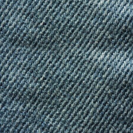 Striped textured blue jeans denim linen fabric background 